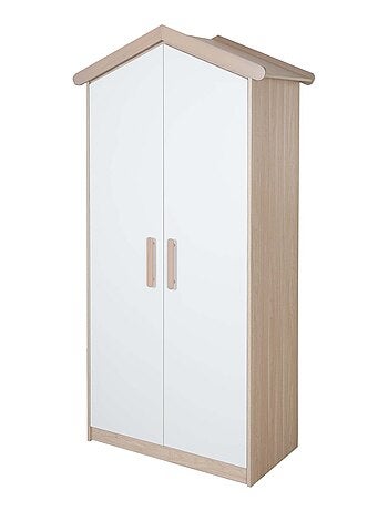 Armoire bébé 2 portes à fermeture douce - ROBA 'Cabane'