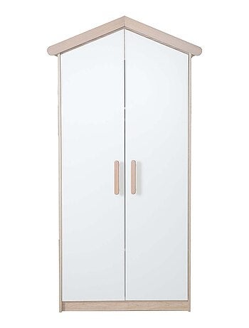 Armoire bébé 2 portes à fermeture douce - ROBA 'Cabane'
