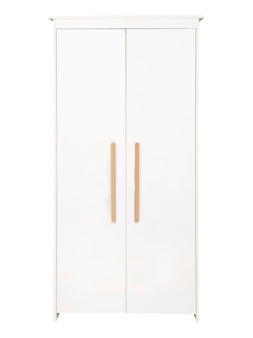 Armoire bébé 2 portes avec poignées en bois massif - ROBA 'Lilo' - Kiabi