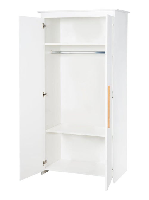 Armoire bébé 2 portes avec poignées en bois massif - ROBA 'Lilo' - Kiabi