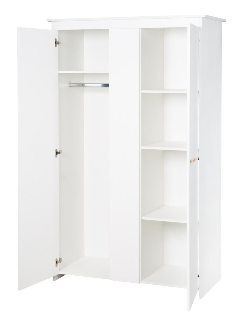 Armoire bébé 2 portes battantes - ROBA 'Anton' Blanc - Kiabi