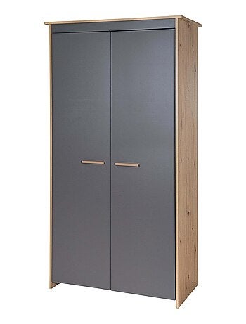 Armoire bébé 2 portes en bois effet chêne - roba 'anna'