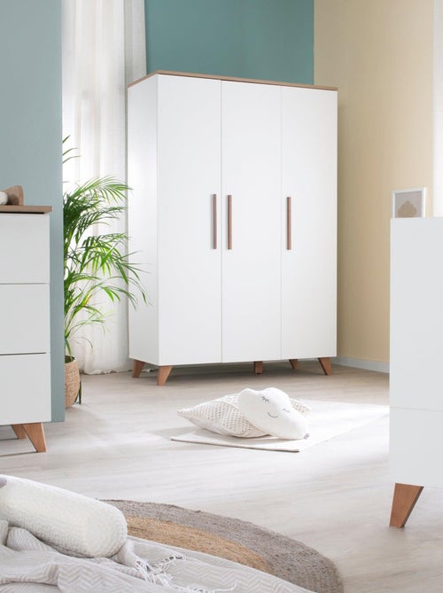 Armoire bébé 3 portes en bois - ROBA 'Ole' - Kiabi