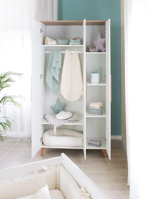Armoire bébé 3 portes en bois - ROBA 'Ole' - Kiabi