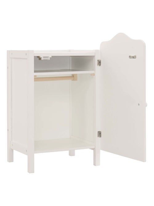 Armoire de poupée en bois avec penderie 'Stella' ROBA - Kiabi