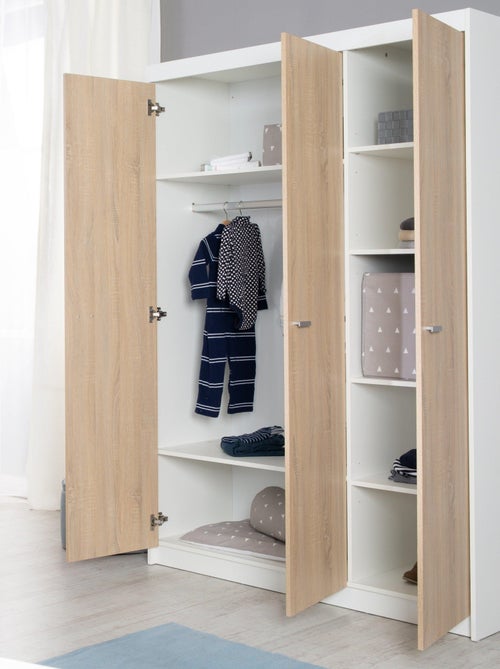 Armoire enfant 3 portes à fermeture douce 'Gabriella' ROBA - Kiabi