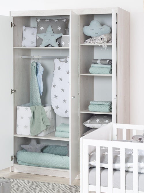 Armoire enfant 3 portes à fermeture douce 'julia' roba - Kiabi Armoire enfant 3 portes à fermeture douce 'julia' roba - Kiabi