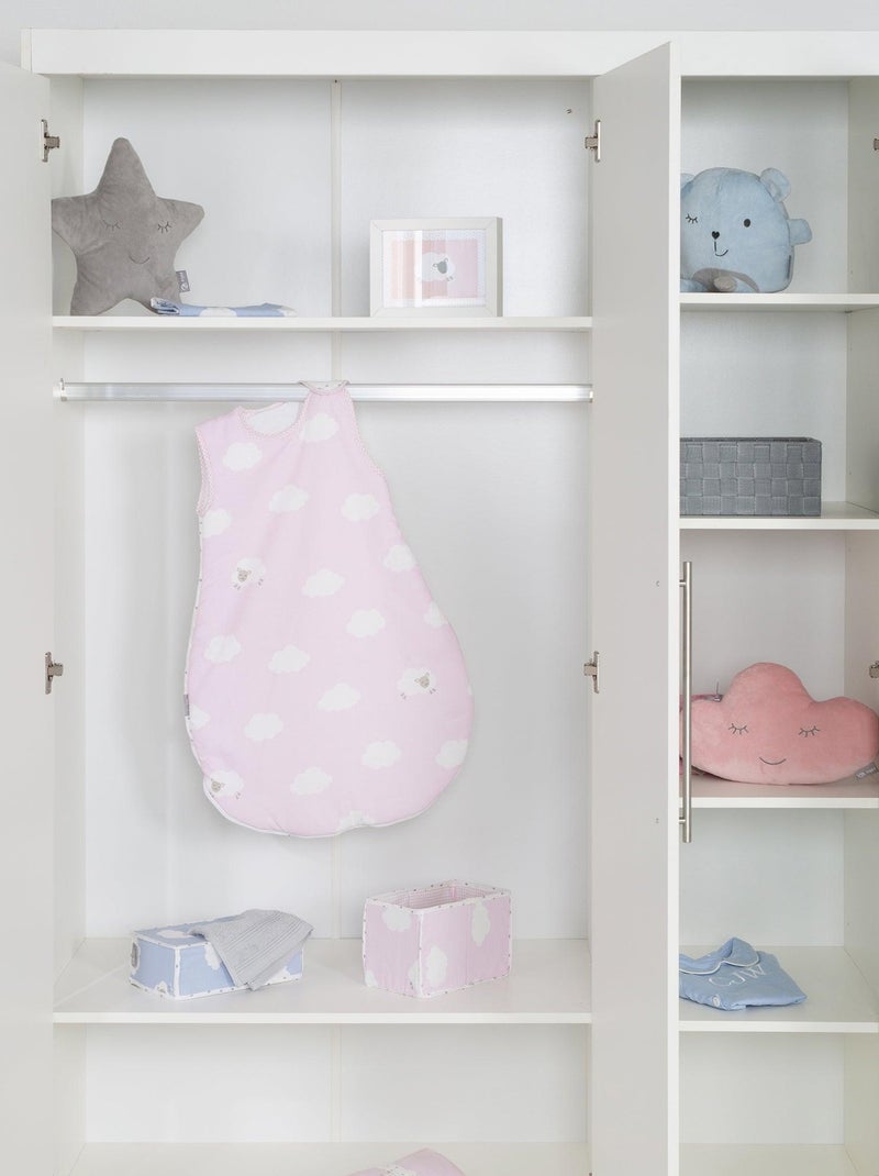 Armoire enfant 3 portes à fermeture douce 'Maren' ROBA Blanc - Kiabi
