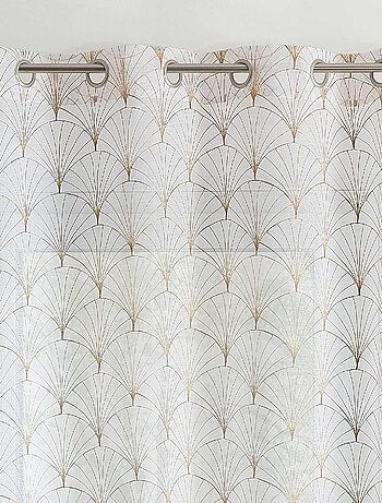 Art deco geborduurde schalmeien