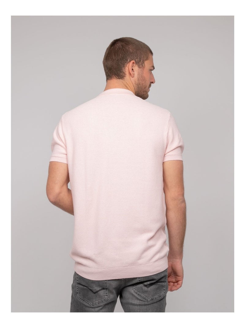 Artak poloshirt met korte mouwen, puur katoen Roze - Kiabi