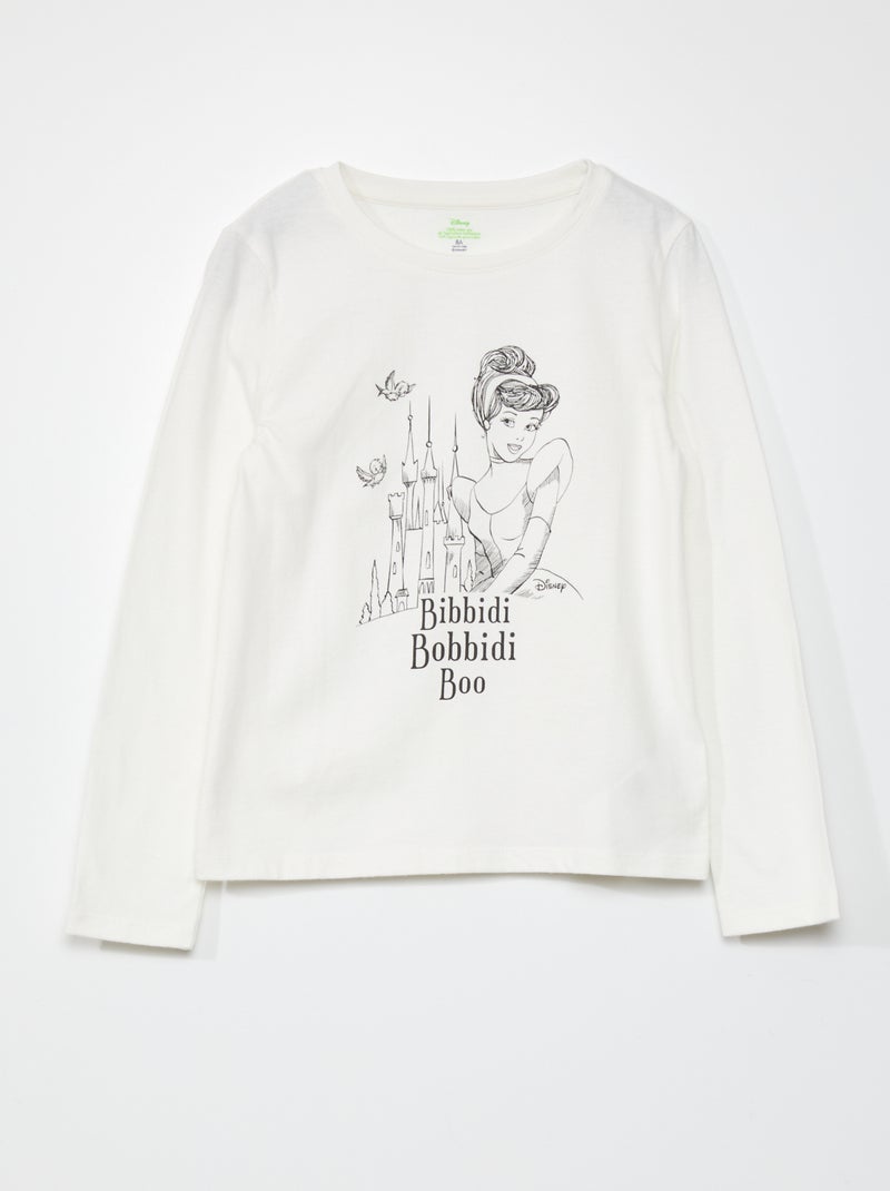 'Assepoester'-T-shirt - 100 jaar 'Disney' Wit - Kiabi