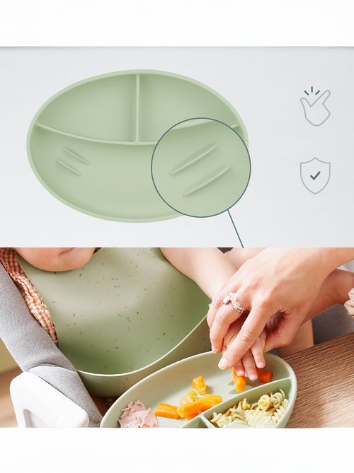 Assiette à compartiments 'Babymoov' - Kiabi