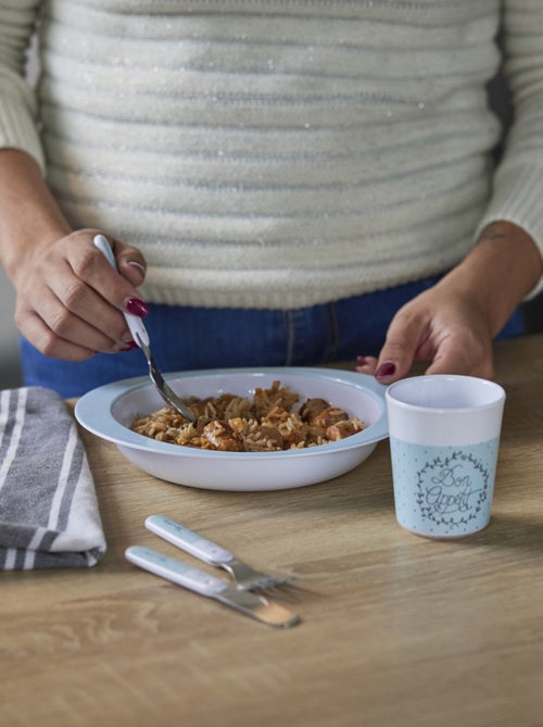 Assiette melamine foret - Kiabi