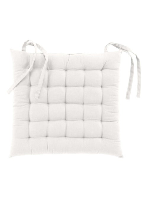 Assise matelassée en coton et polyester recyclé - Kiabi Assise matelassée en coton et polyester recyclé - Kiabi