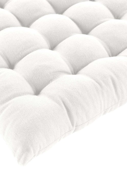 Assise matelassée en coton et polyester recyclé - Kiabi Assise matelassée en coton et polyester recyclé - Kiabi