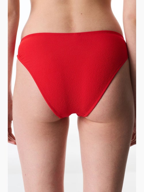 Astrid bikinibroekje met hoge taille en structuur penti - Kiabi Astrid bikinibroekje met hoge taille en structuur penti - Kiabi