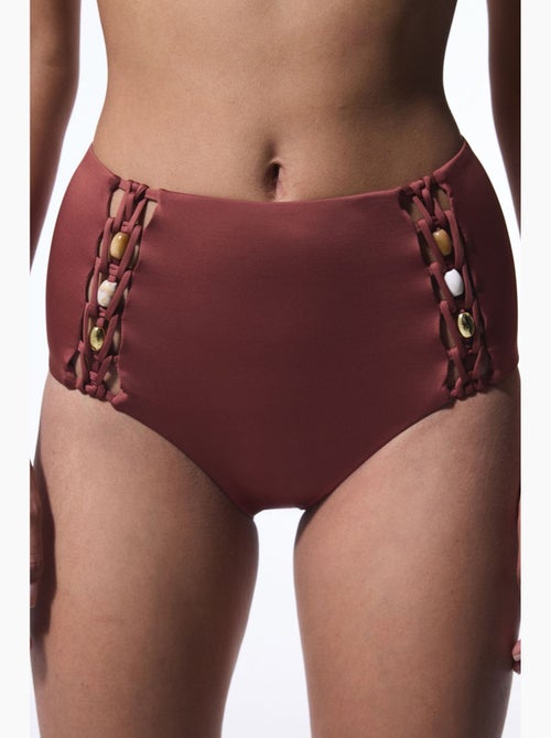 Astrid high bikinibroekje met hoge taille penti - Kiabi Astrid high bikinibroekje met hoge taille penti - Kiabi