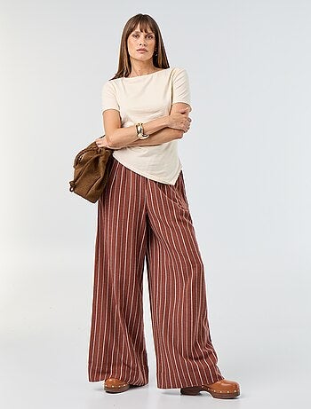 Asymmetrisch T-shirt met korte mouwen