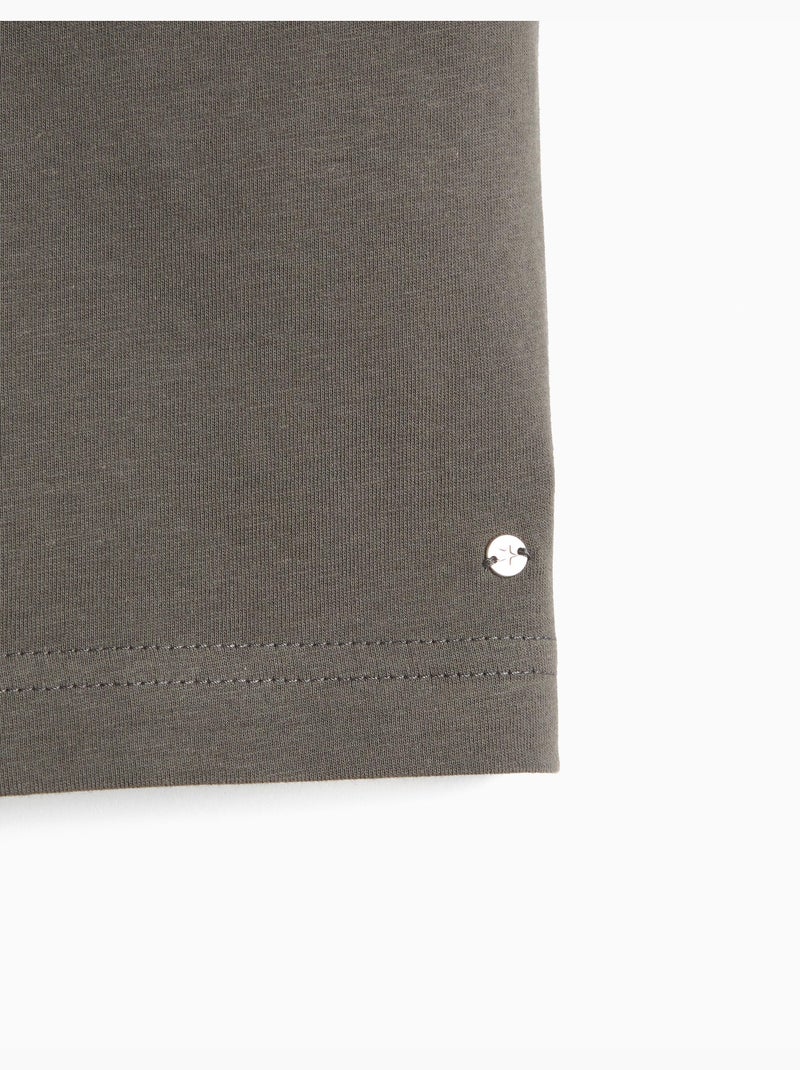 Asymmetrisch T-shirt, MO Fashion Grijs - Kiabi