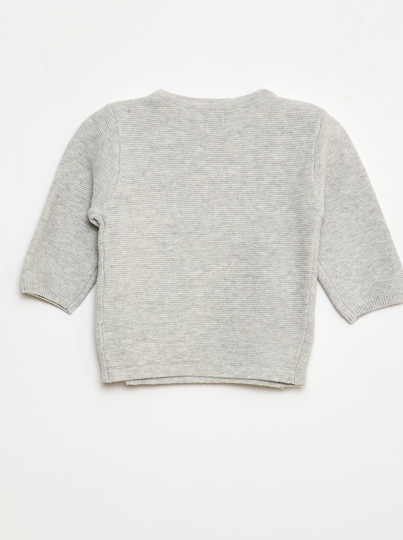 Asymmetrisch vest GRIJS - Kiabi