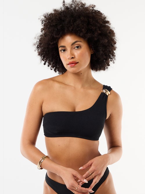 Asymmetrische beha met goudkleurig sieraad - Kiabi