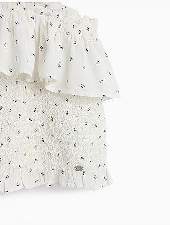 Asymmetrische bovenkant met ruches, MO Fashion