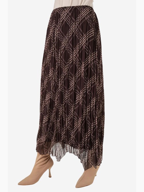 Asymmetrische maxi-rok met patroon bdart - Kiabi