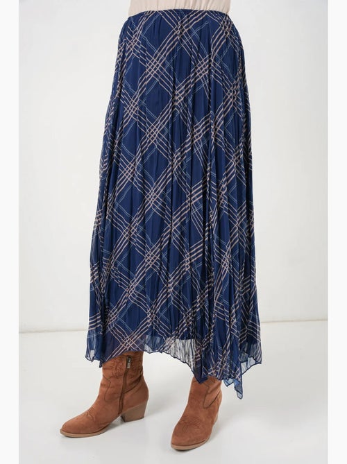 Asymmetrische maxi-rok met patroon bdart - Kiabi