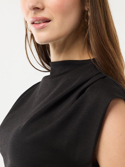 Asymmetrische mouwloze top - Kiabi