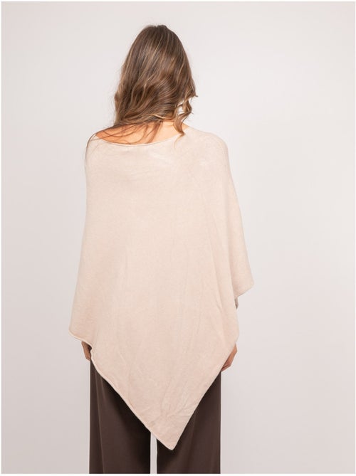 Asymmetrische poncho van fijn breisel kuvene - Kiabi Asymmetrische poncho van fijn breisel kuvene - Kiabi