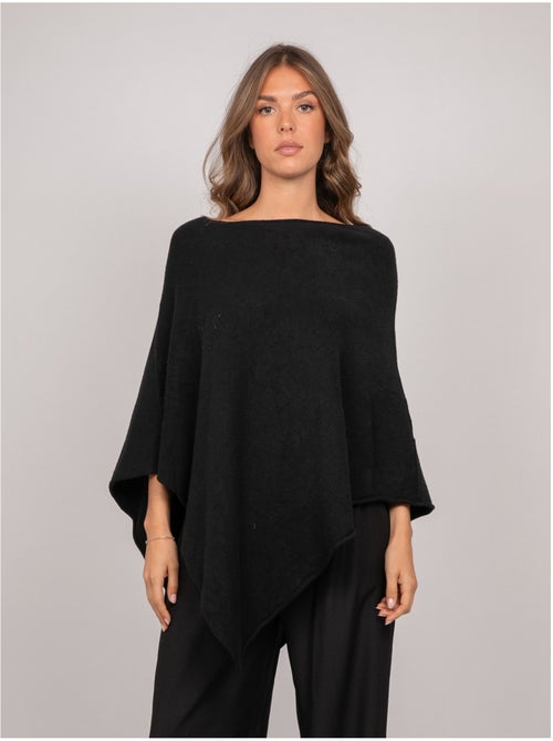 Asymmetrische poncho van fijn breisel kuvene - Kiabi Asymmetrische poncho van fijn breisel kuvene - Kiabi