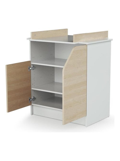 At4 - commode à langer 2 portes, 1 niche carnaval en bois - Kiabi At4 - commode à langer 2 portes, 1 niche carnaval en bois - Kiabi