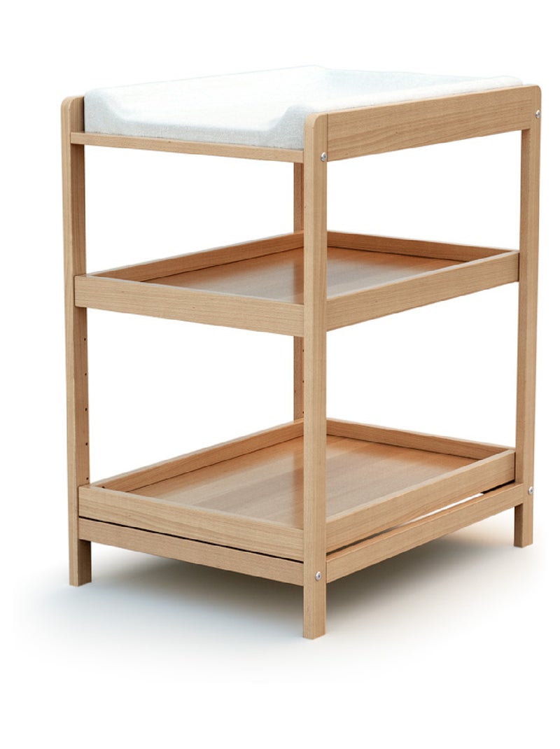 At4 - étagère pour table à langer en bois lima Beige clair - Kiabi