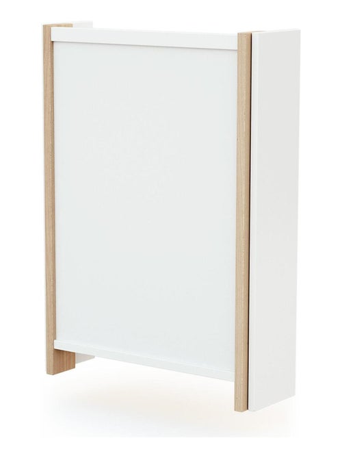 At4 - inklapbare luiertafel aan de muur eazy in hout wit en beuken - Kiabi At4 - inklapbare luiertafel aan de muur eazy in hout wit en beuken - Kiabi