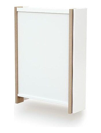 At4 - inklapbare luiertafel aan de muur eazy in hout wit