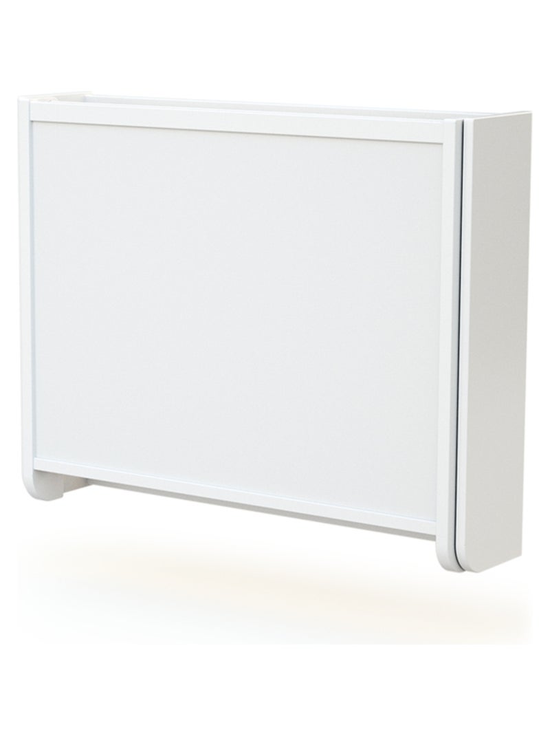 At4 - inklapbare luiertafel aan de muur sora in hout wit Wit - Kiabi