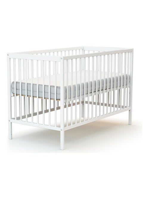 At4 - kinderbed sona in hout wit 60 x 120 cm - Kiabi