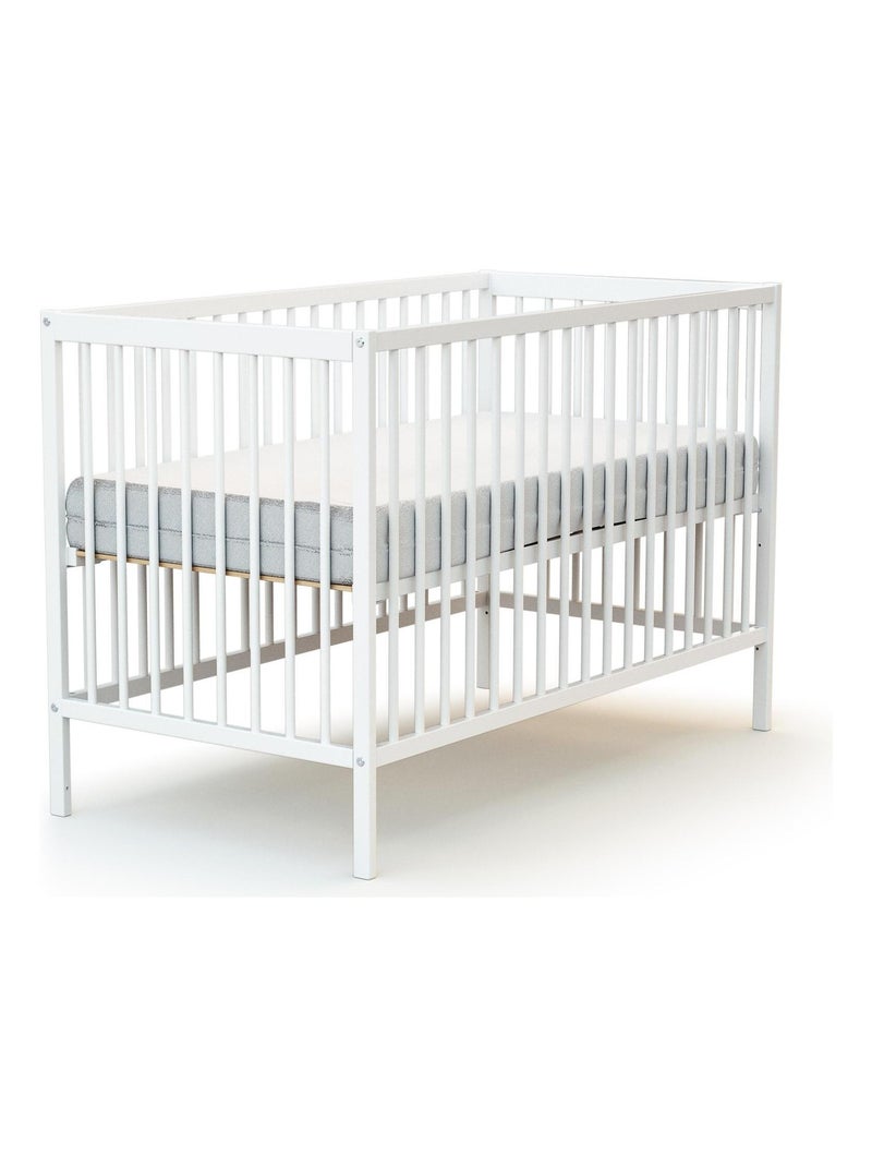 At4 - kinderbed sona in hout wit 60 x 120 cm Wit - Kiabi