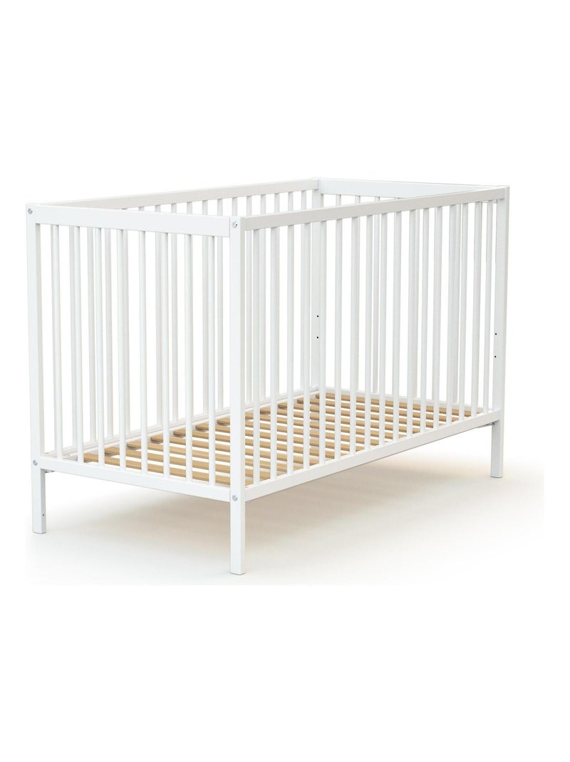 At4 - kinderbed sona in hout wit 60 x 120 cm Wit - Kiabi
