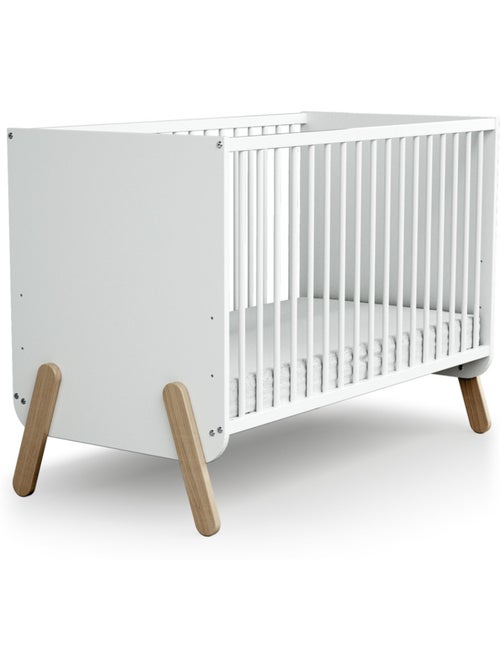 At4 - kinderslaapkamerbed + ladekast met 3 lades en houten pirate kledingkast - Kiabi