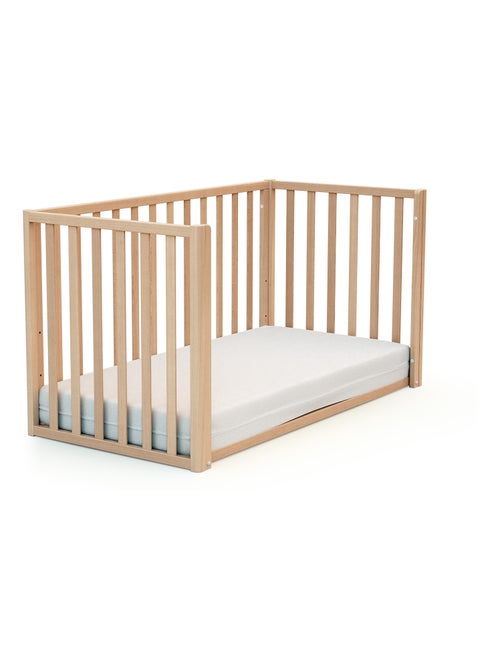 At4 - lit bébé évolutif en bois kasa 60 x 120 cm - Kiabi At4 - lit bébé évolutif en bois kasa 60 x 120 cm - Kiabi