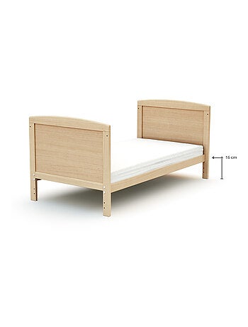 At4 - lit bébé évolutif en bois luna 60 x 120 cm