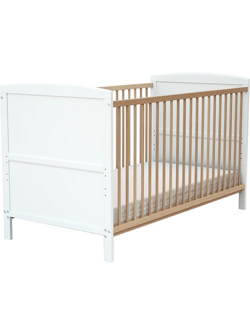 At4 - lit bébé évolutif en bois luna 70 x 140 cm - Kiabi At4 - lit bébé évolutif en bois luna 70 x 140 cm - Kiabi