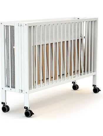 At4 - lit bébé pliant en bois flow 60 x 120 cm