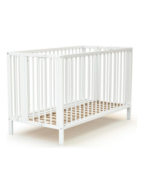 At4 - lit bébé pliant en bois flow 60 x 120 cm - Kiabi At4 - lit bébé pliant en bois flow 60 x 120 cm - Kiabi