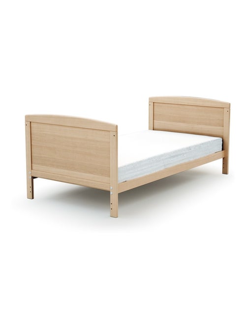 At4 - omvormbaar kinderbed luna in hout beuken gelakt 70 x 140 cm - Kiabi