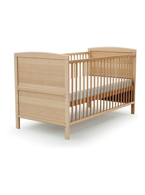 At4 - omvormbaar kinderbed luna in hout beuken gelakt 70 x 140 cm - Kiabi