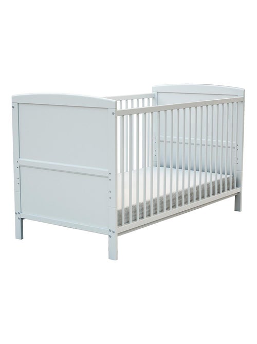 At4 - omvormbaar kinderbed luna in hout wit 70 x 140 cm - Kiabi
