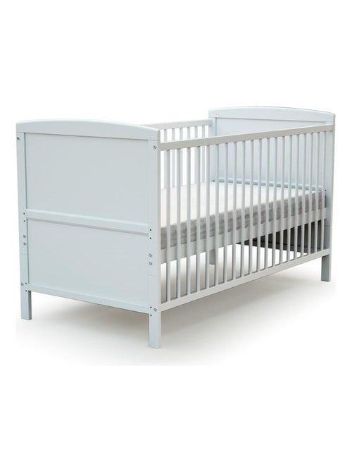At4 - omvormbaar kinderbed luna in hout wit 70 x 140 cm - Kiabi