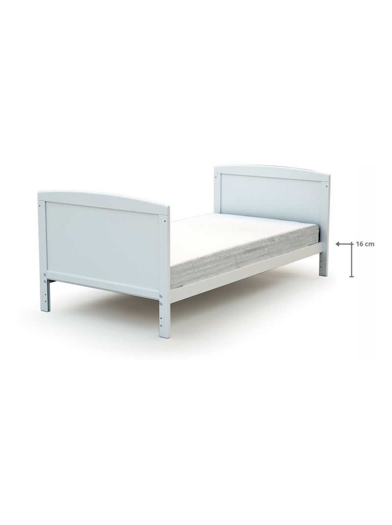 At4 - omvormbaar kinderbed luna in hout wit 70 x 140 cm Wit - Kiabi
